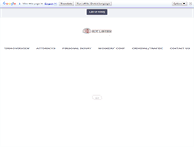 Tablet Screenshot of huntinjurylaw.com